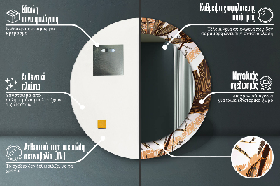 Dekorative spejle Palmeblade