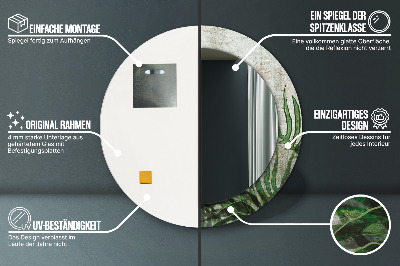 Dekorative spejle Bregneblade
