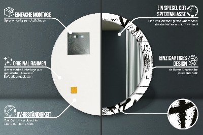 Dekorative spejle Graffiti-mønster