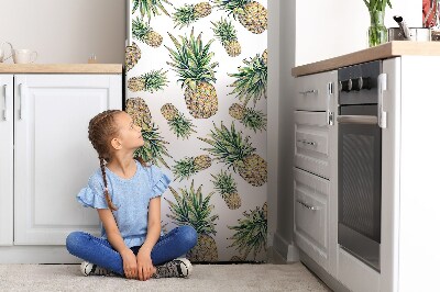 Magnetisk måtte til køleskabet Ananas