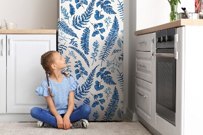 Magnetisk måtte til køleskabet Blå bregne
