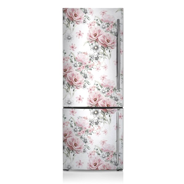 Beskyttelsesmagnet til køleskabet Blomster delikat mønster