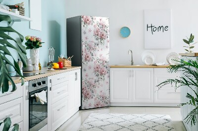 Beskyttelsesmagnet til køleskabet Blomster delikat mønster