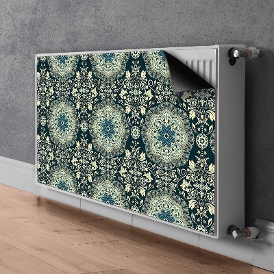 Dekorativt radiatordæksel Damask