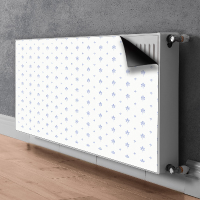 Dekorativt radiatordæksel Blomstret design