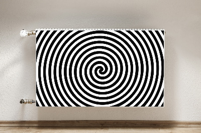 Dekorativt radiatordæksel Spiral