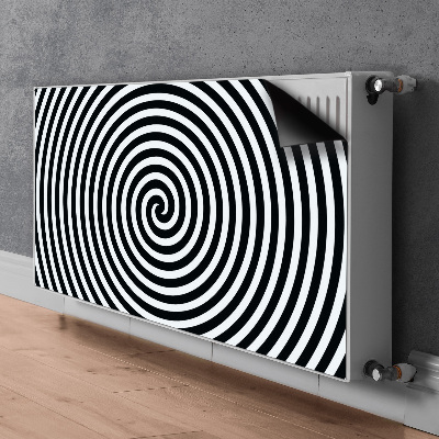 Dekorativt radiatordæksel Spiral