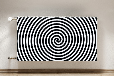 Dekorativt radiatordæksel Spiral