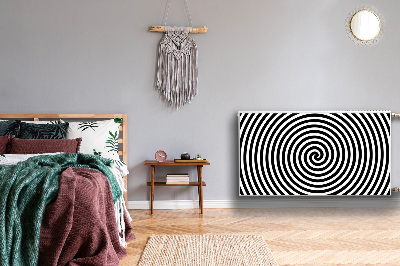 Dekorativt radiatordæksel Spiral