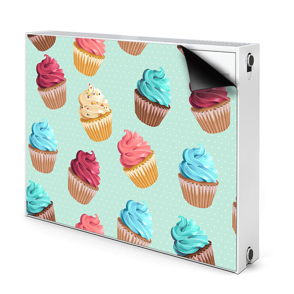 Beskyttelsesmagnet til radiatoren Muffin-cupcakes