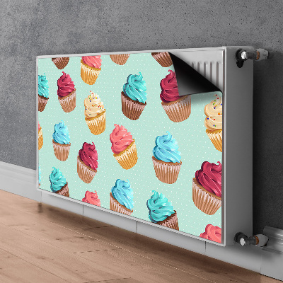 Beskyttelsesmagnet til radiatoren Muffin-cupcakes