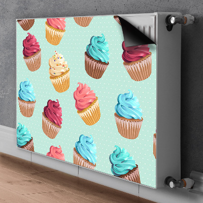 Beskyttelsesmagnet til radiatoren Muffin-cupcakes