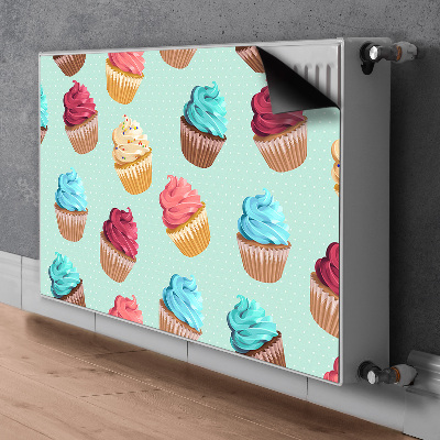 Beskyttelsesmagnet til radiatoren Muffin-cupcakes