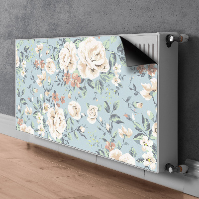 Beskyttelsesmagnet til radiatoren Vintage blomster