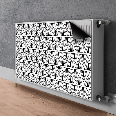 Radiator dekoration Trekanter Boho-mønster