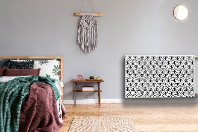 Radiator dekoration Trekanter Boho-mønster