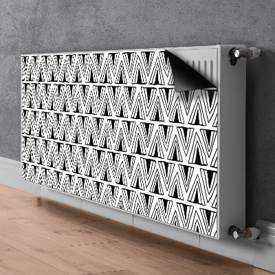 Radiator dekoration Trekanter Boho-mønster