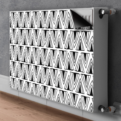 Radiator dekoration Trekanter Boho-mønster