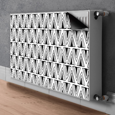 Radiator dekoration Trekanter Boho-mønster