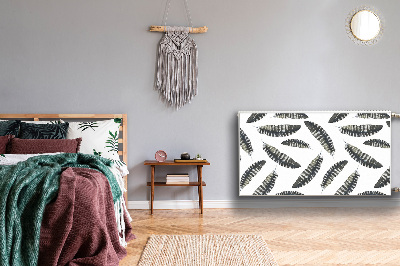 Beskyttelsesmagnet til radiatoren Fjer i boho-stil