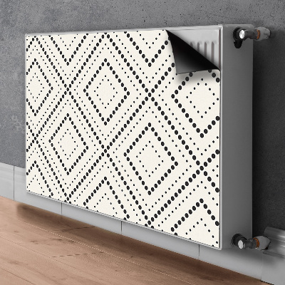 Radiator dekoration Geometrisk mønster
