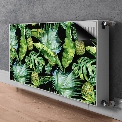 Magnetisk klistermærke til en radiator Pineapples