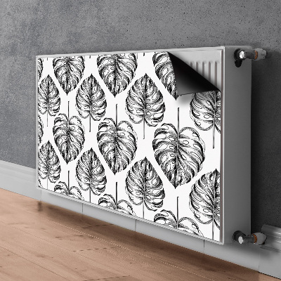 Radiator dekoration Monstera