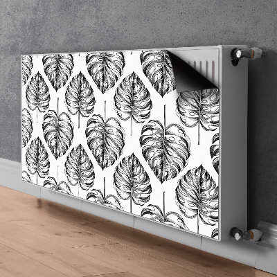 Radiator dekoration Monstera