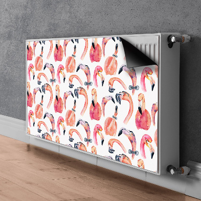 Radiator dekoration Skøre flamingoer