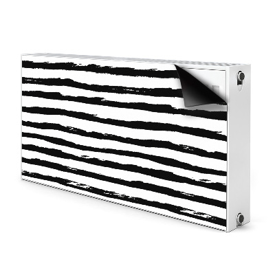 Dekorativt radiatordæksel Zebra-mønster