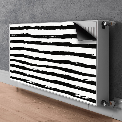 Dekorativt radiatordæksel Zebra-mønster