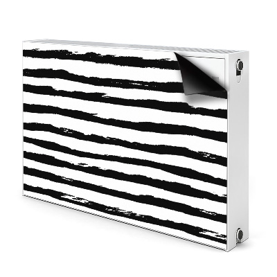 Dekorativt radiatordæksel Zebra-mønster