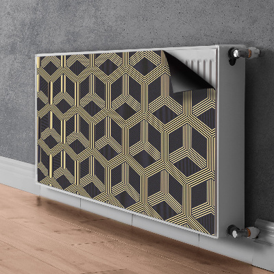 Magnetisk radiatordæksel Geometrisk mønster