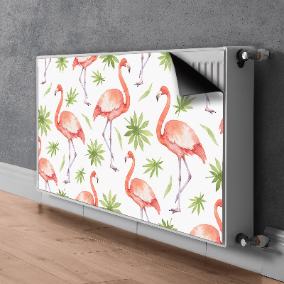 Radiator dekoration Flamingoer