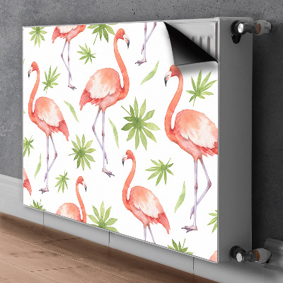 Radiator dekoration Flamingoer