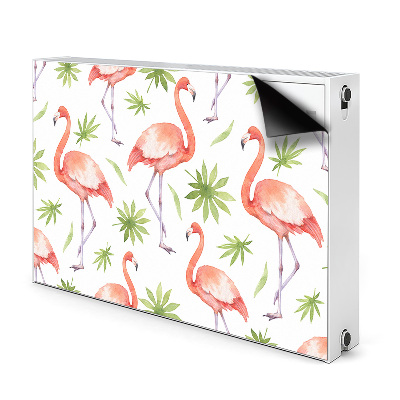 Radiator dekoration Flamingoer