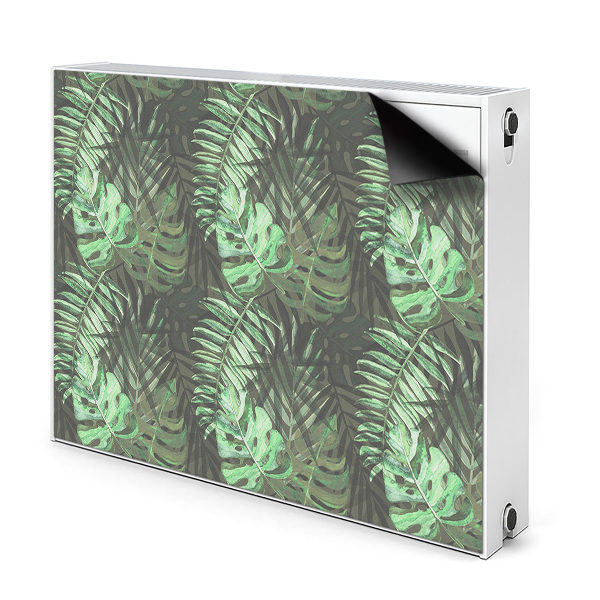 Radiator dekoration Tropisk monstera