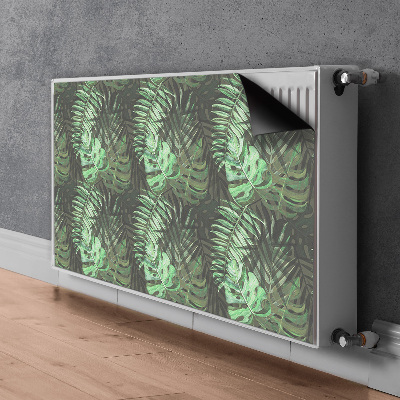 Radiator dekoration Tropisk monstera