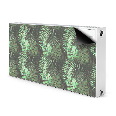 Radiator dekoration Tropisk monstera