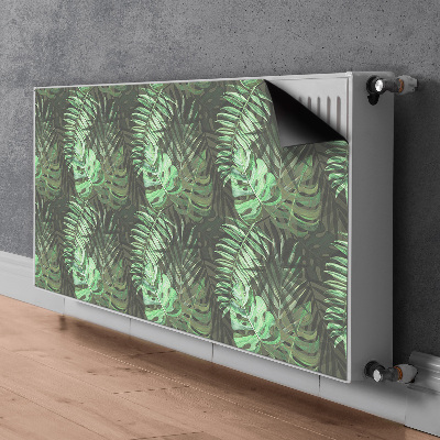 Radiator dekoration Tropisk monstera