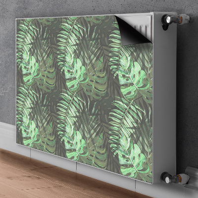 Radiator dekoration Tropisk monstera