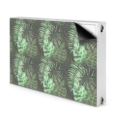 Radiator dekoration Tropisk monstera