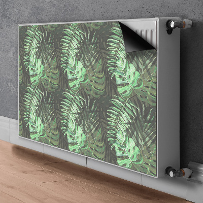 Radiator dekoration Tropisk monstera