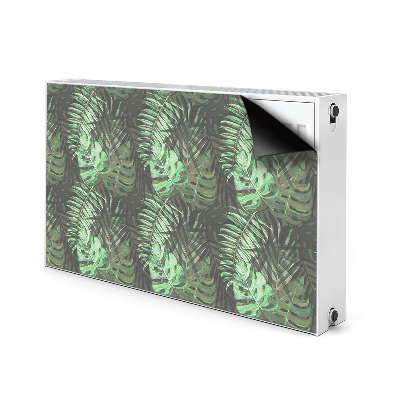 Radiator dekoration Tropisk monstera