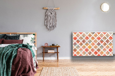 Dekorativt radiatordæksel Blomsterdesign