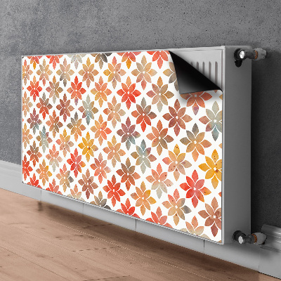 Dekorativt radiatordæksel Blomsterdesign