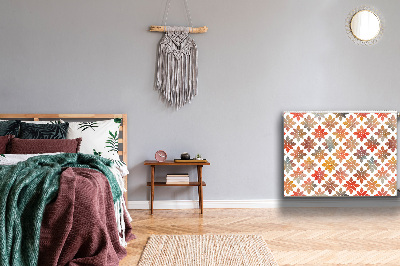 Dekorativt radiatordæksel Blomsterdesign