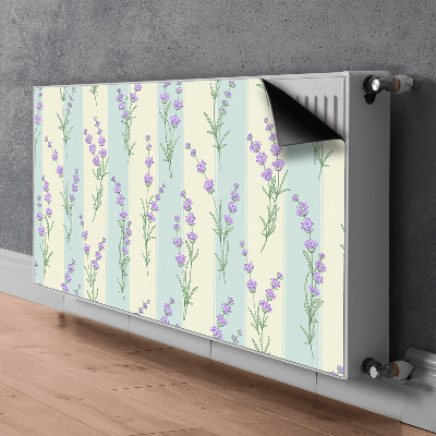 Radiator dekoration Lavendelblomster