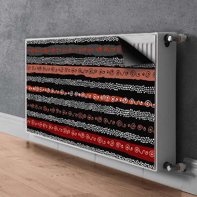 Radiator dekoration Tribal-mønster