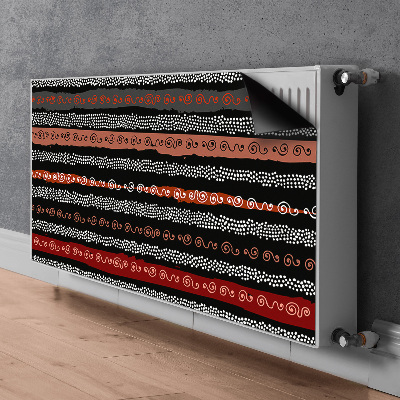 Radiator dekoration Tribal-mønster